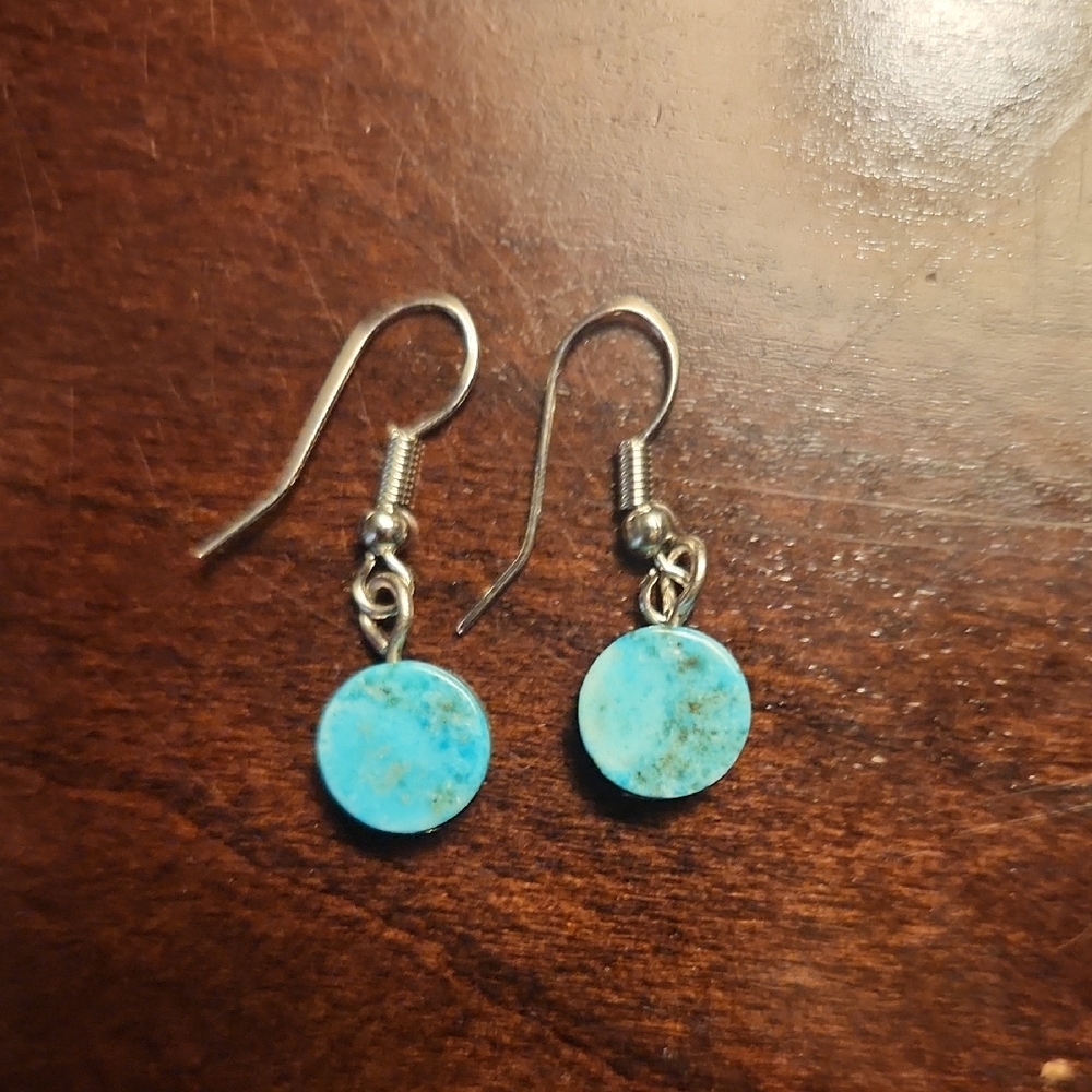 NWOT - Turquoise-Style Dangle Earrings